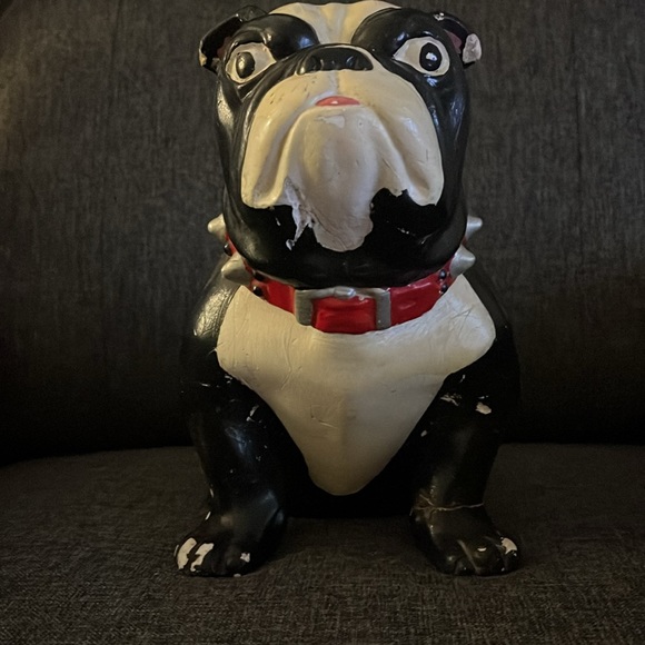 Vintage/antique bulldog, cement statue, in pretty good condition for age - Picture 2 of 10